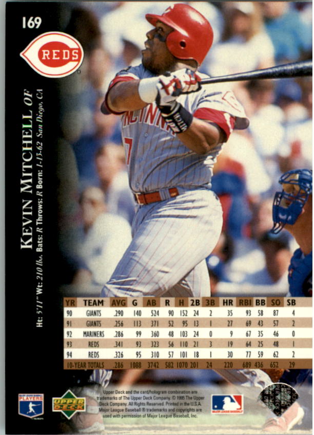 1995 Upper Deck Baseball Card Pick (Base) 1-260 - Picture 320 of 490