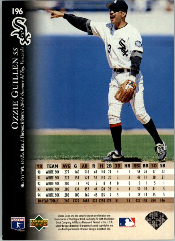 1995 Upper Deck Baseball Card Pick (Base) 1-260 - Picture 372 of 490