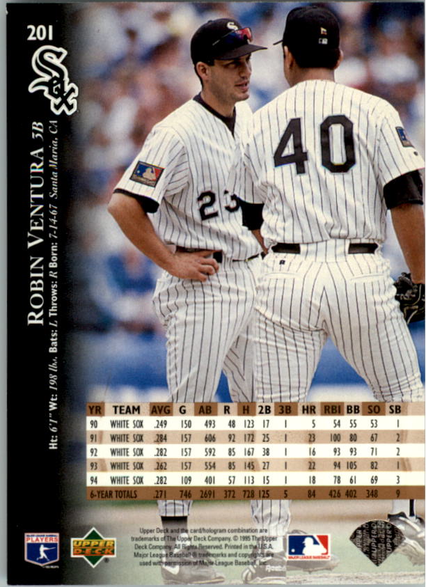 1995 Upper Deck Baseball Card Pick (Base) 1-260 - Picture 380 of 490