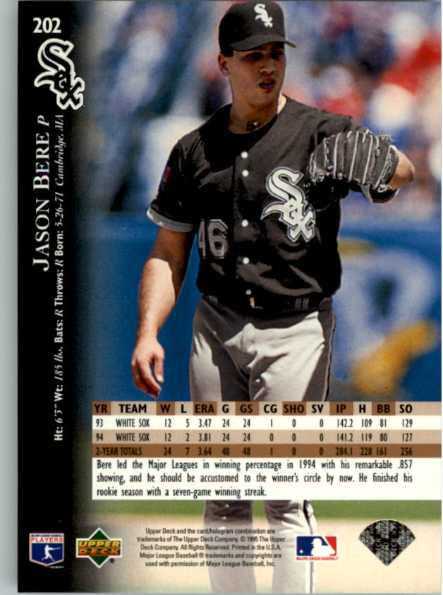 1995 Upper Deck Baseball Card Pick (Base) 1-260 - Picture 382 of 490