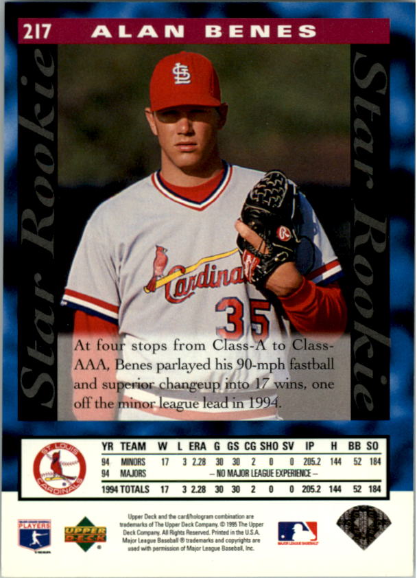 1995 Upper Deck Baseball Card Pick (Base) 1-260 - Picture 412 of 490