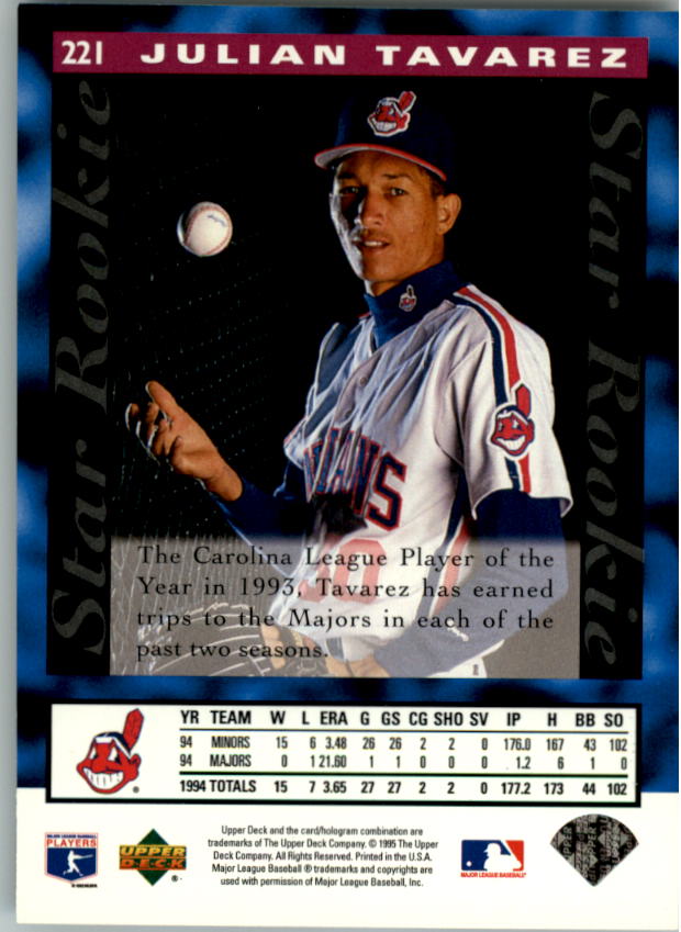 1995 Upper Deck Baseball Card Pick (Base) 1-260 - Picture 420 of 490