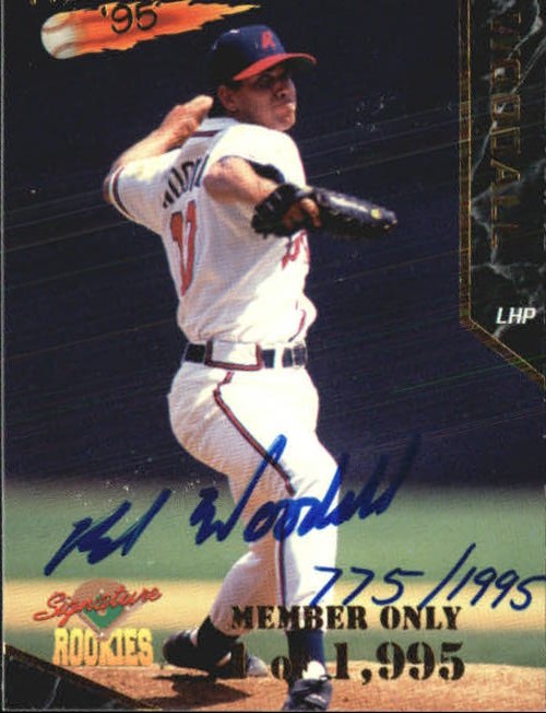 1995 Signature Rookies Members Only Preview Signatures #P3 Brad Woodall