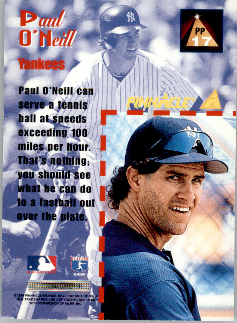 1995 Pinnacle Baseball "Pinnacle Performers" Insert Cards - Picture 13 of 15