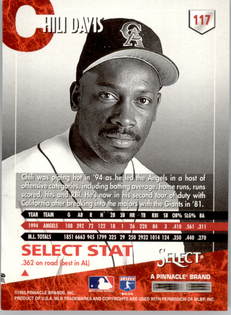 1995 Select (Pinnacle) Baseball "Main Set" Base Cards - Picture 224 of 472