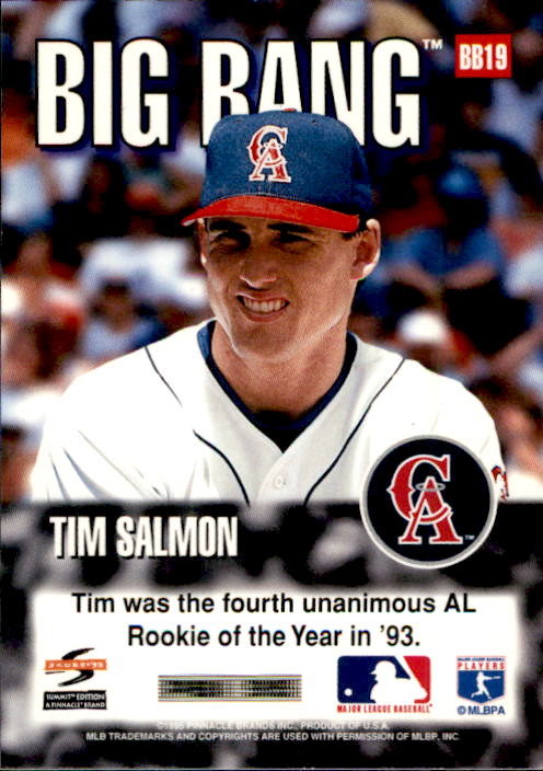 1995 Summit Big Bang #BB19 Tim Salmon back image