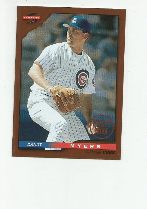 1996 Score Dugout Collection Artist's Proofs #A94 Randy Myers