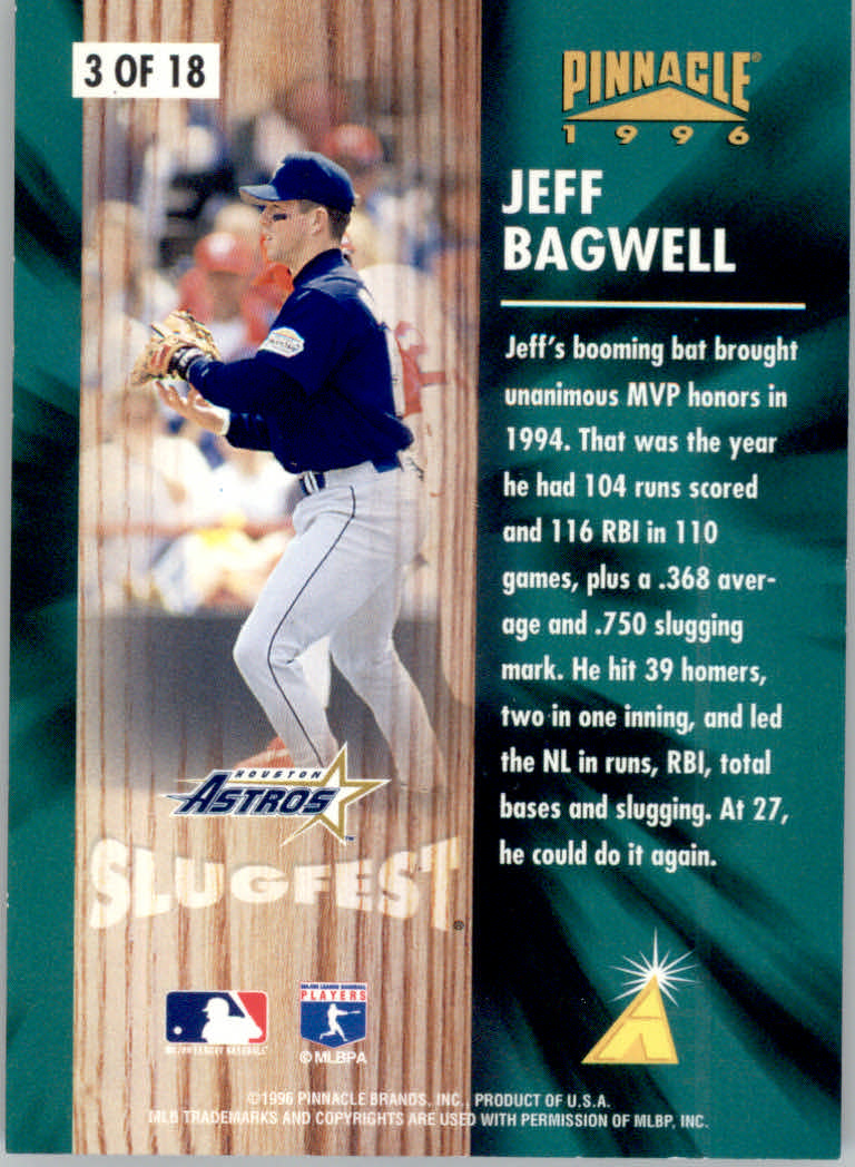 1996 Pinnacle Baseball "Promo and Insert" Cards - Picture 17 of 27
