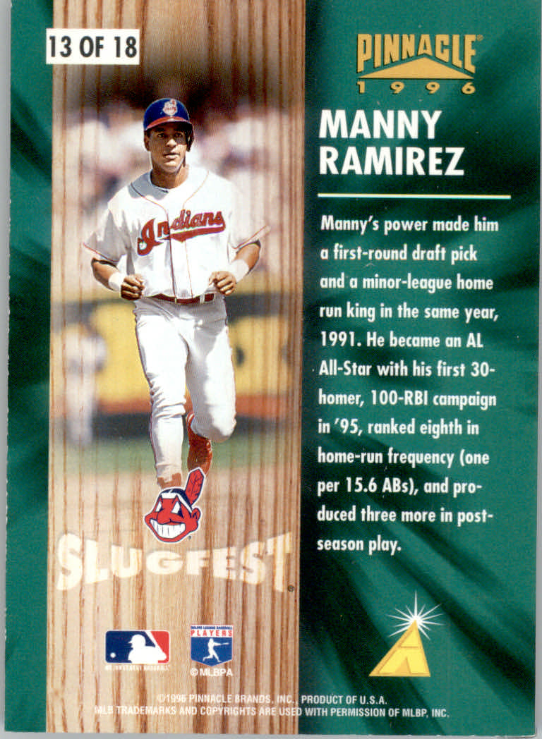 1996 Pinnacle Baseball "Promo and Insert" Cards - Picture 19 of 27