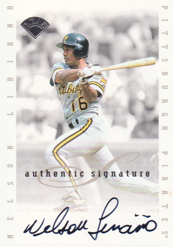 1996 Leaf Signature Extended Autographs #108 Nelson Liriano