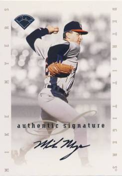 1996 Leaf Signature Extended Autographs #137 Mike Myers