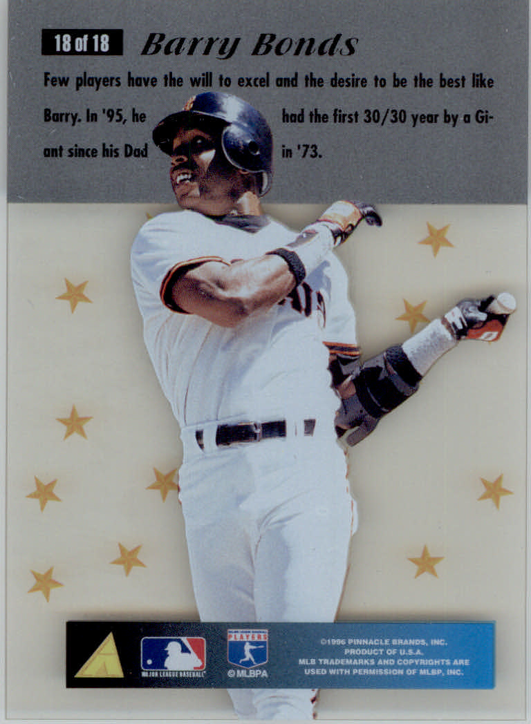 1996 Pinnacle Baseball "Essence of the Game" Insert Cards - Picture 25 of 25