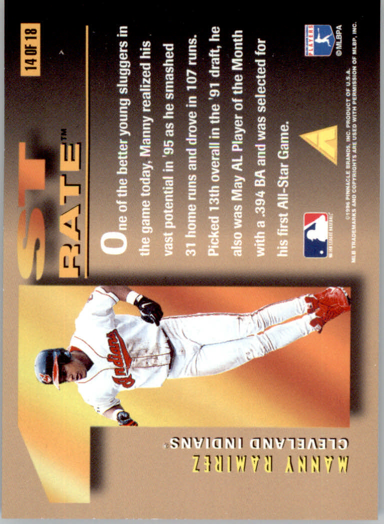 1996 Pinnacle Baseball "Promo and Insert" Cards - Picture 5 of 27