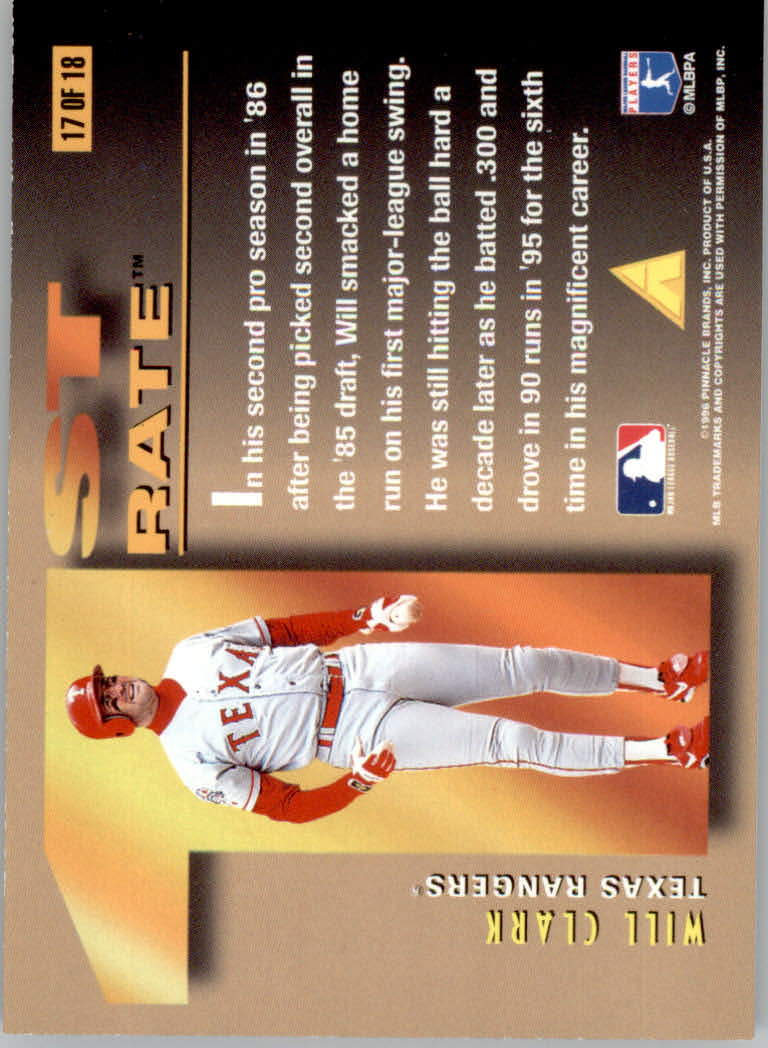 1996 Pinnacle Baseball "Promo and Insert" Cards - Picture 7 of 27