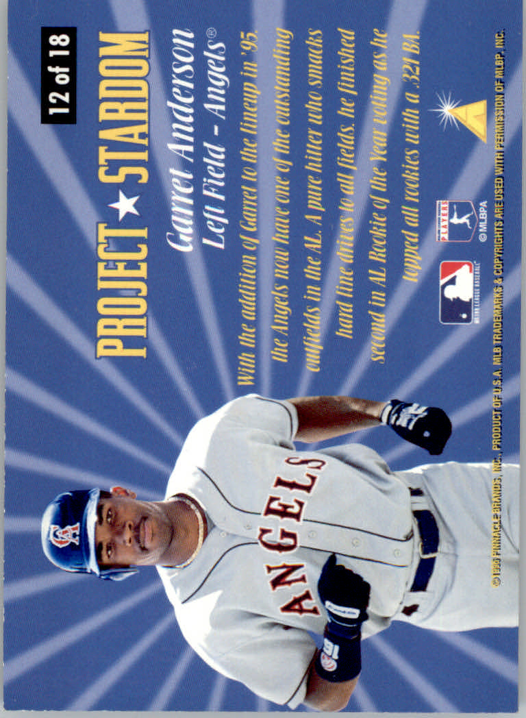 1996 Pinnacle Baseball "Promo and Insert" Cards - Picture 11 of 27