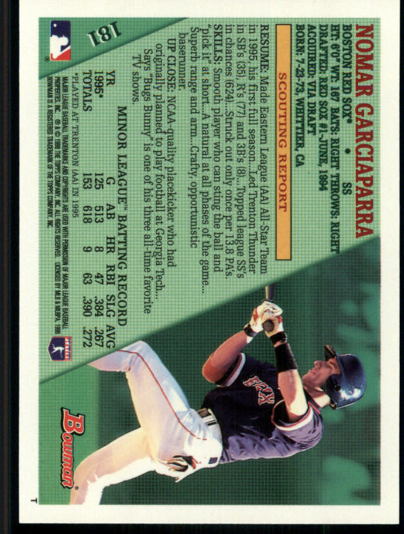 1996 Bowman Baseball "Foil" Parallel Cards - Picture 91 of 197