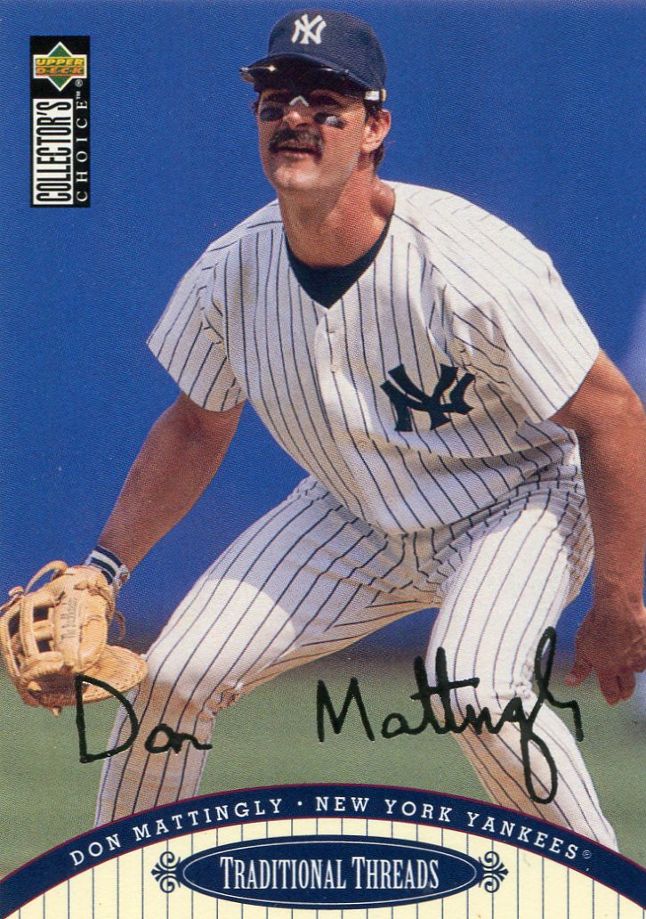 1996 Collector's Choice Silver Signature #100 Don Mattingly TT