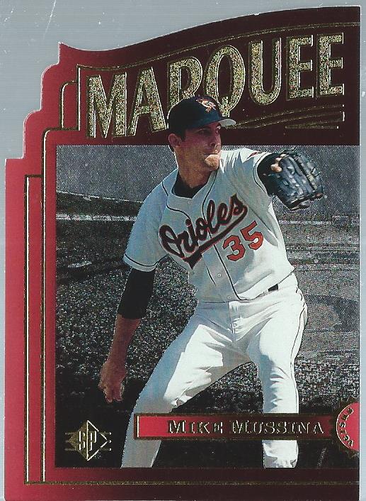 1996 SP Marquee Matchups Die Cuts #MM17 Mike Mussina
