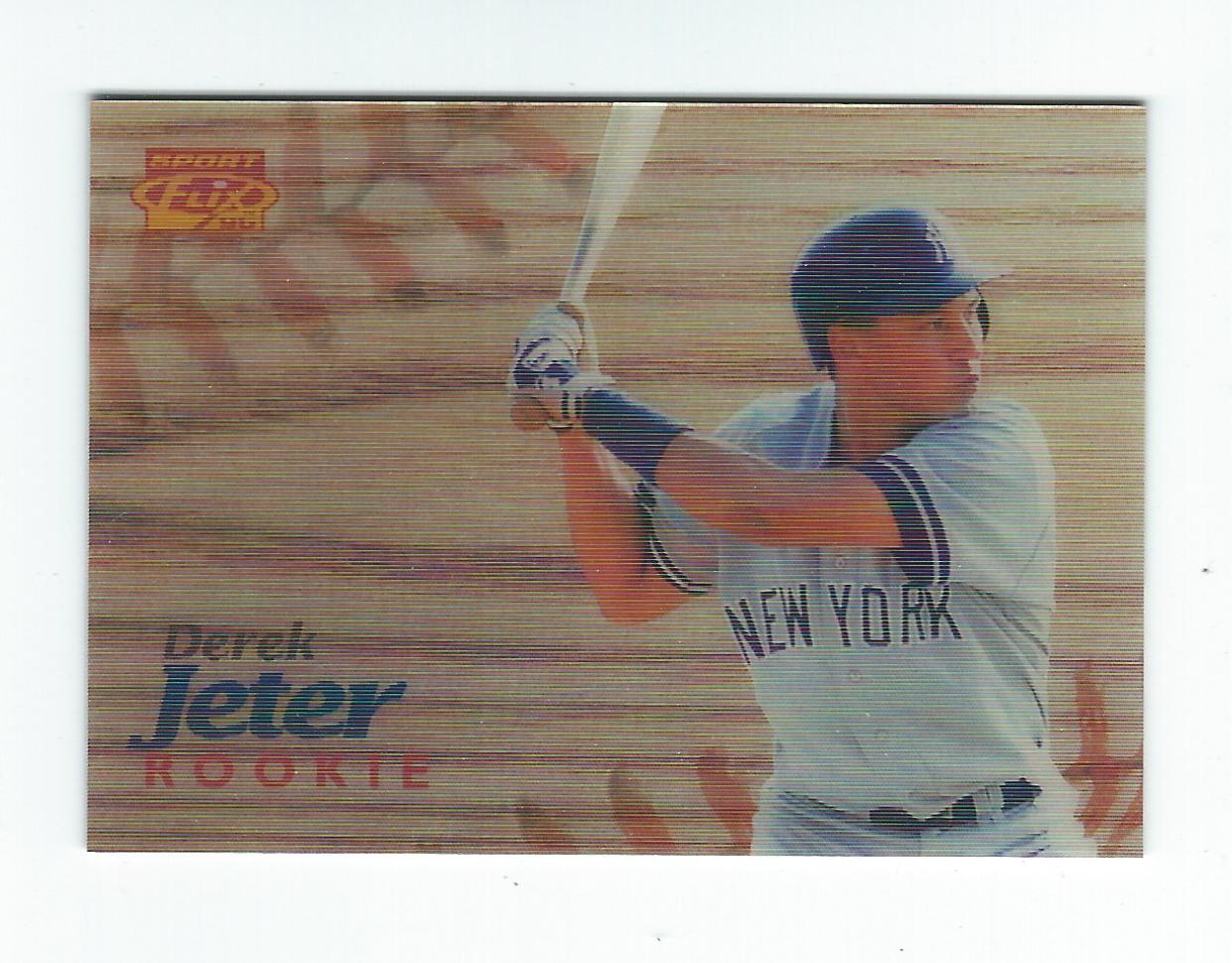 1996 Sportflix #139 Derek Jeter
