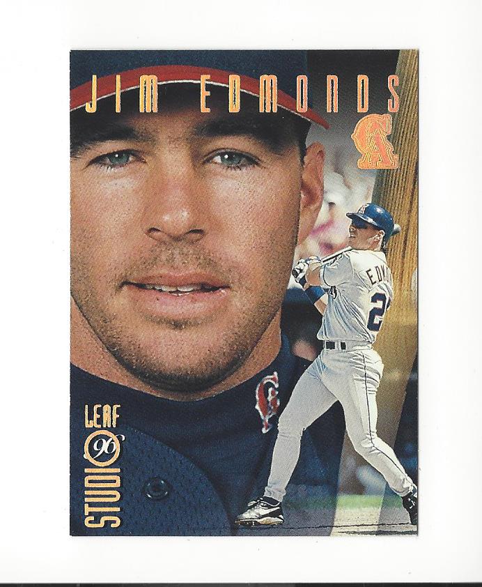 1996 Studio Gold Press Proofs #75 Jim Edmonds