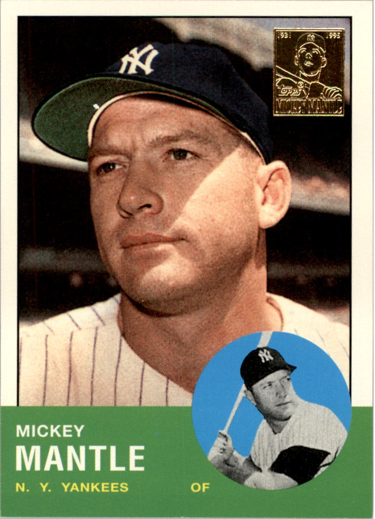 1996 Topps Mantle #13 Mickey Mantle/1963 Topps