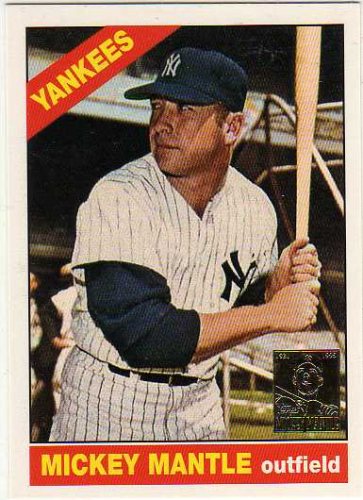 1996 Topps Mantle #16 Mickey Mantle/1966 Topps
