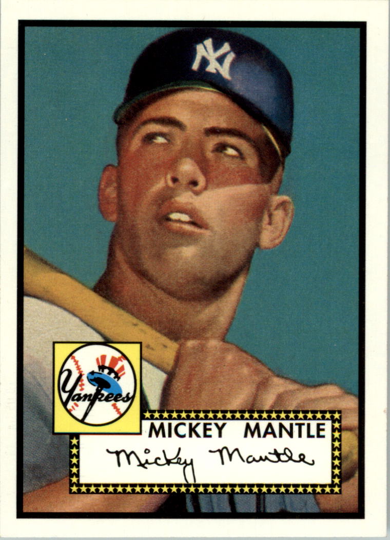 1996 Topps Mantle Redemption #2 Mickey Mantle 1952 Topps