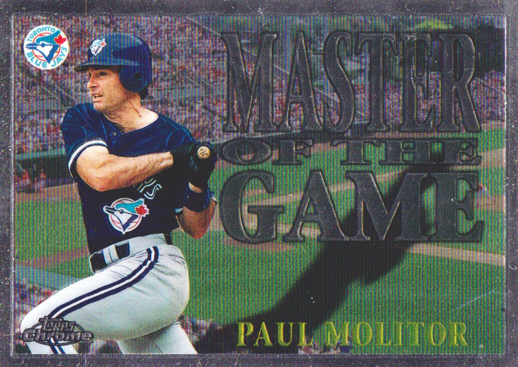 1996 Topps Chrome Masters of the Game #4 Paul Molitor