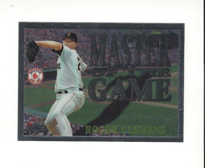 1996 Topps Chrome Masters of the Game #17 Roger Clemens