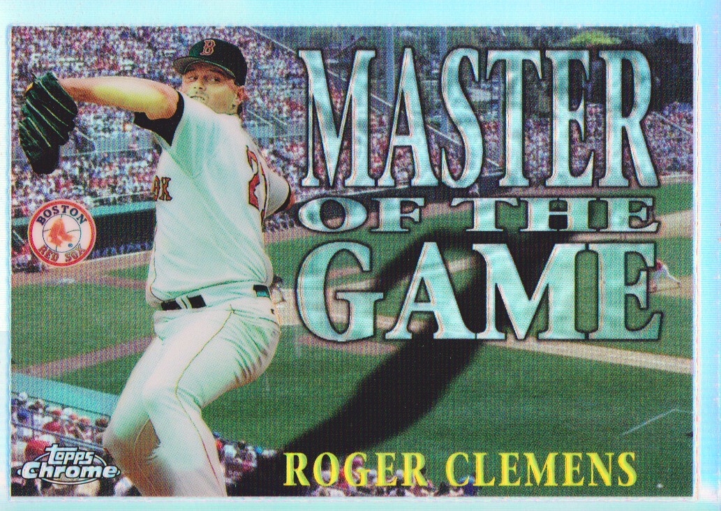 1996 Topps Chrome Masters of the Game Refractors #17 Roger Clemens