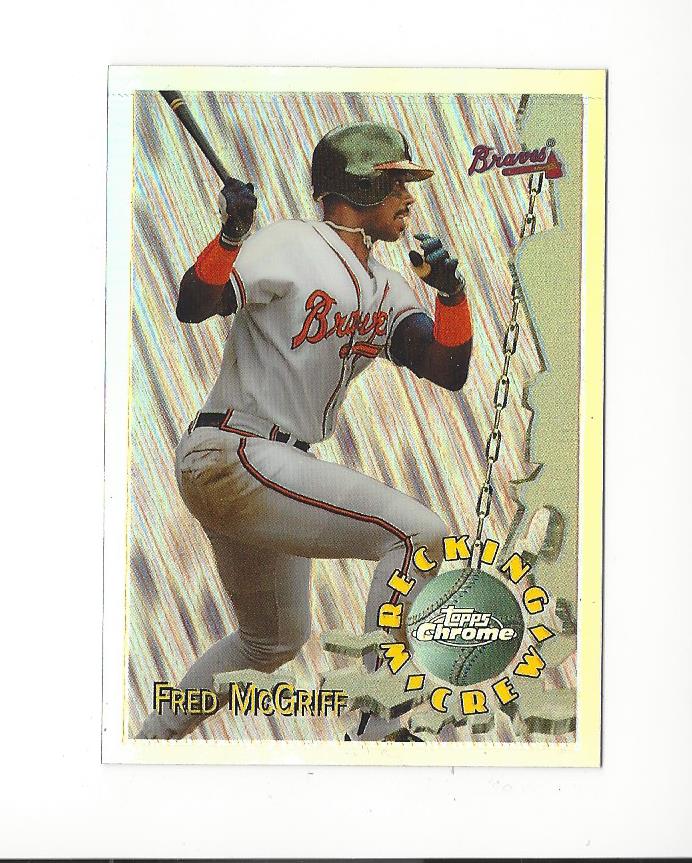 1996 Topps Chrome Wrecking Crew Refractors #WC10 Fred McGriff