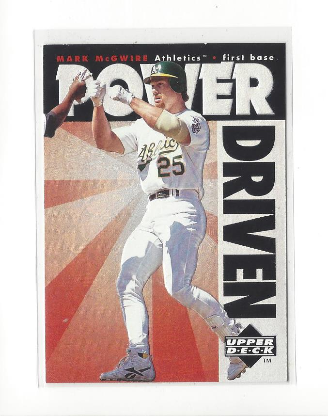 1996 Upper Deck Power Driven #PD10 Mark McGwire