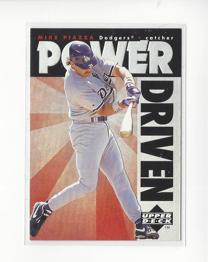 1996 Upper Deck Power Driven #PD12 Mike Piazza