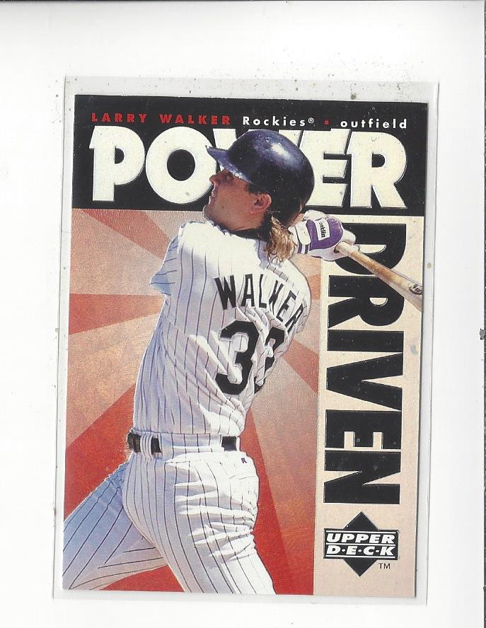 1996 Upper Deck Power Driven #PD19 Larry Walker