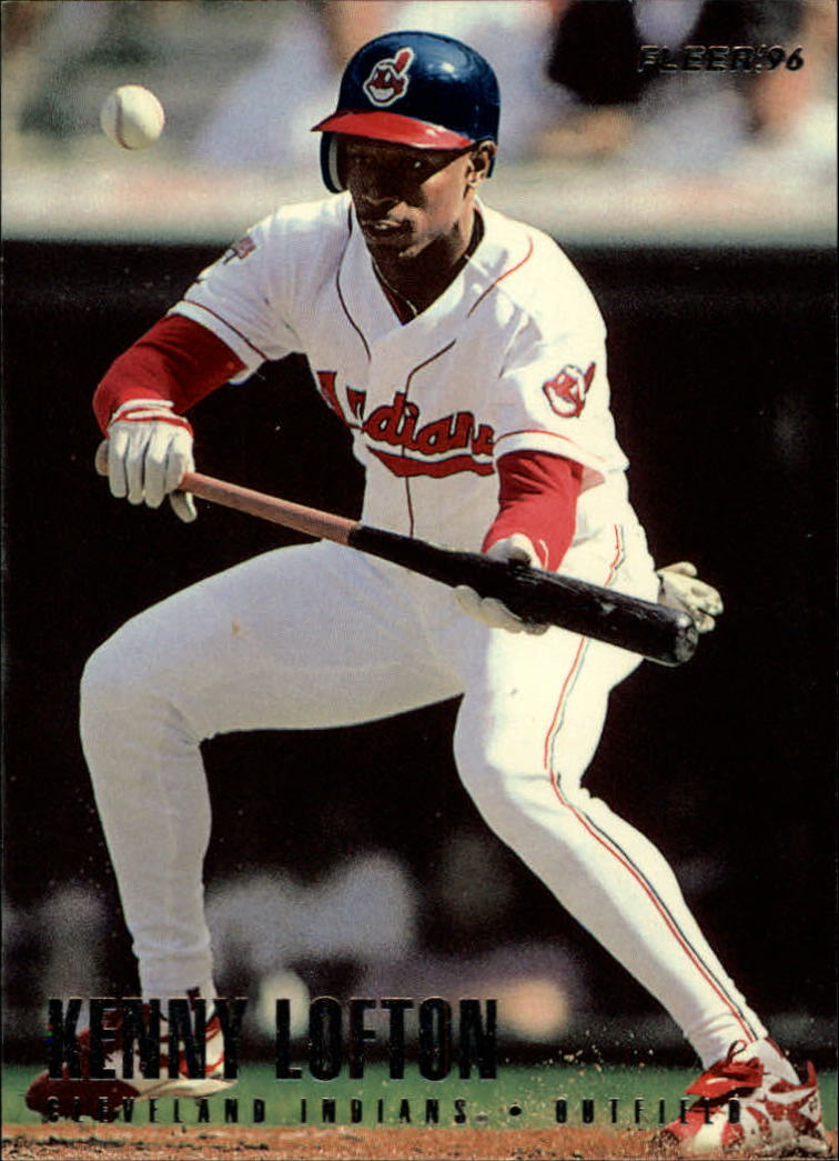  1995 Pinnacle #284 Kenny Lofton Swing Men Cleveland Indians  Baseball MLB : Collectibles & Fine Art