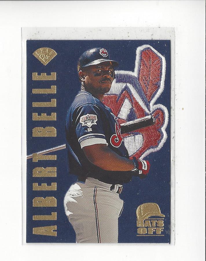 1996 Indians Fleer #4 Albert Belle - NM-MT - Jim & Steve's Sportscard Shop