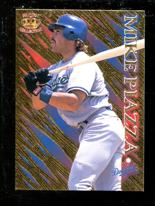 1996 Pacific Prisms Gold #P38 Mike Piazza