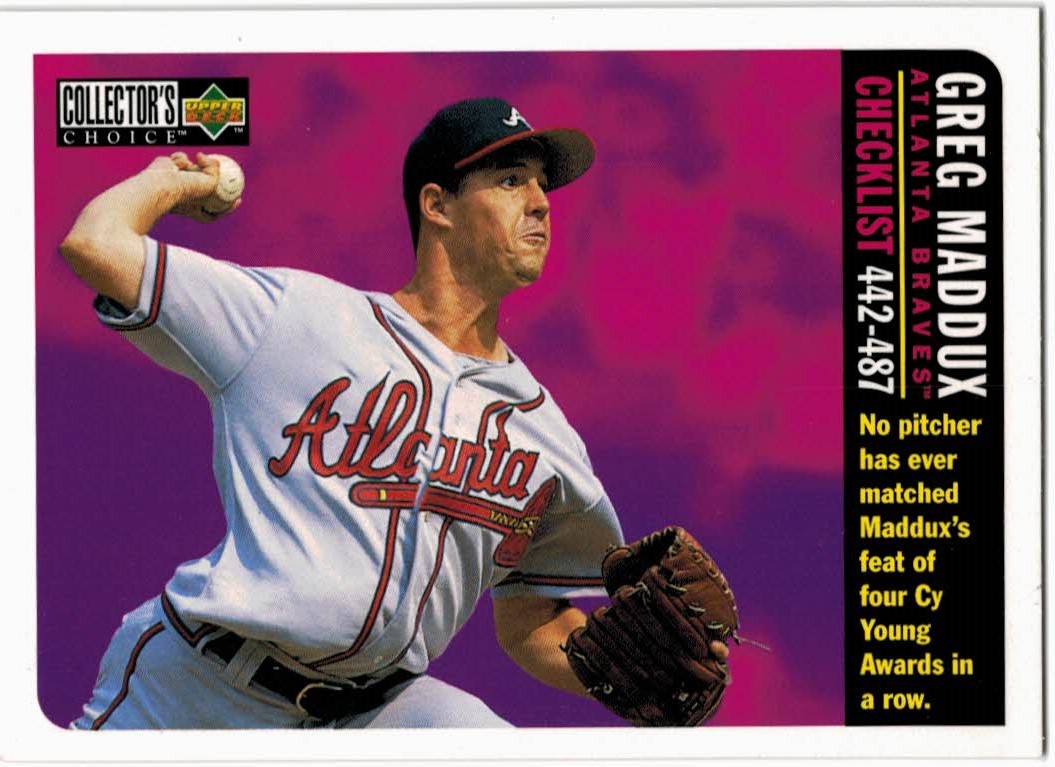 1996 Leaf #192 Greg Maddux Atlanta Braves