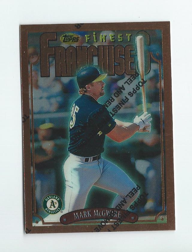 1996 Finest #B236 Mark McGwire B