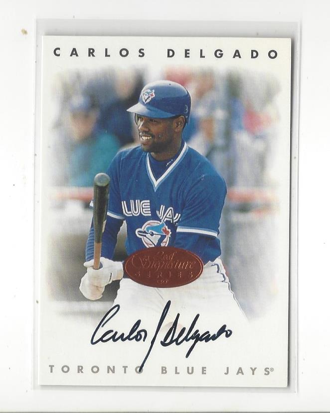 1996 Leaf Signature Autographs #57 Carlos Delgado