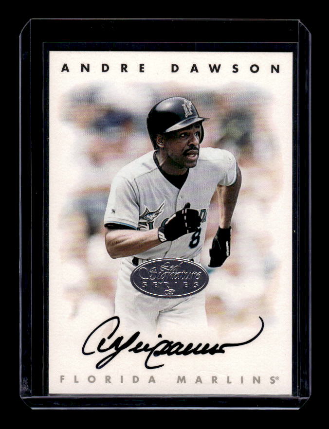1996 Leaf Signature Autographs Silver #56 Andre Dawson
