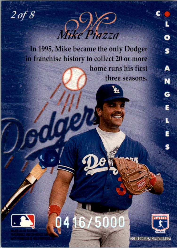 1996 Studio Masterstrokes #2 Mike Piazza back image