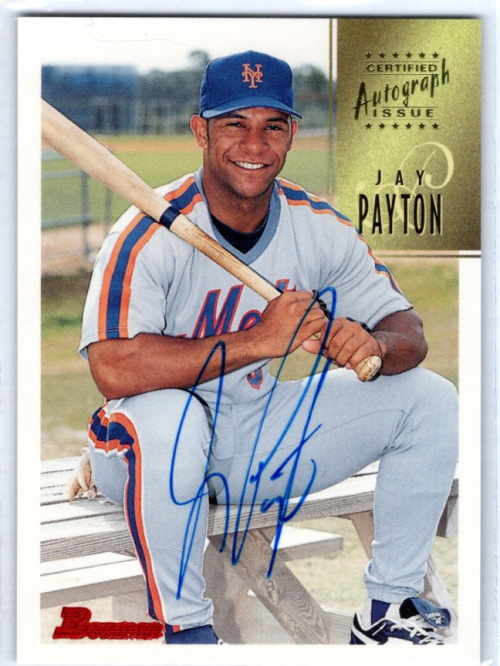 1997 Bowman Certified Blue Ink Autographs #CA61 Jay Payton