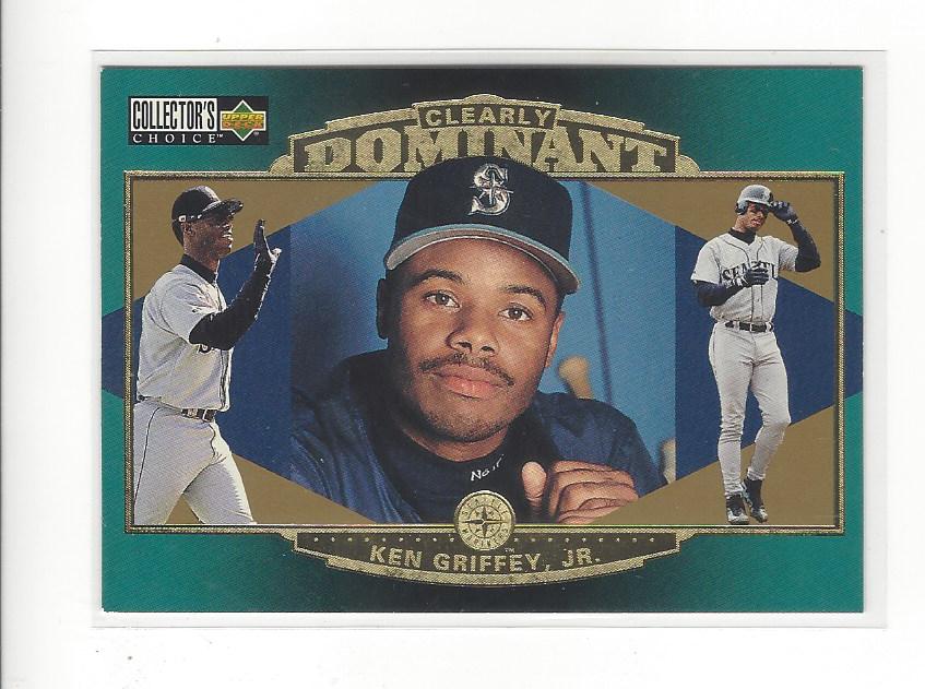 1997 Collector's Choice Griffey Clearly Dominant #CD3 Ken Griffey Jr.