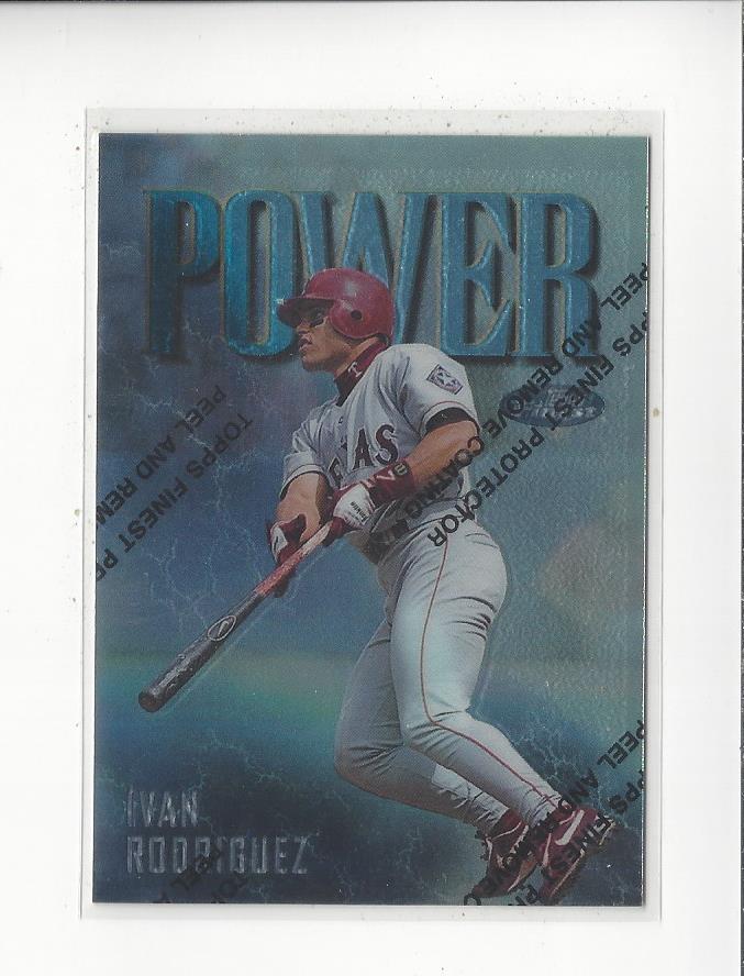 1997 Finest #289 Ivan Rodriguez S