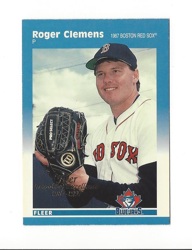 1997 Fleer Decade of Excellence #3 Roger Clemens