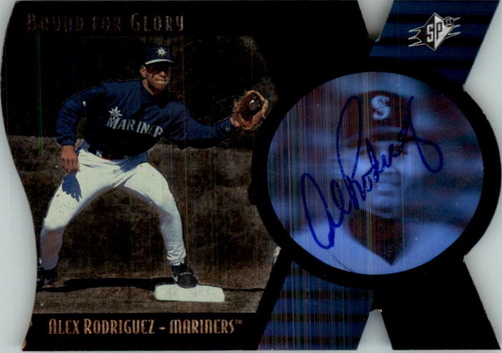 1997 SPx Bound for Glory Supreme Signatures #4 Alex Rodriguez