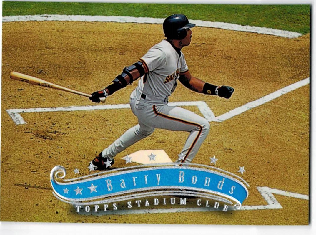 1992 Topps Stadium Club Barry Bonds #604 Member's Choice SF Giants