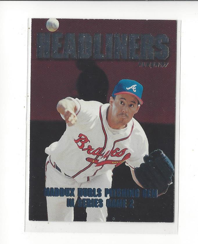 1997 Fleer Headliners #11 Greg Maddux