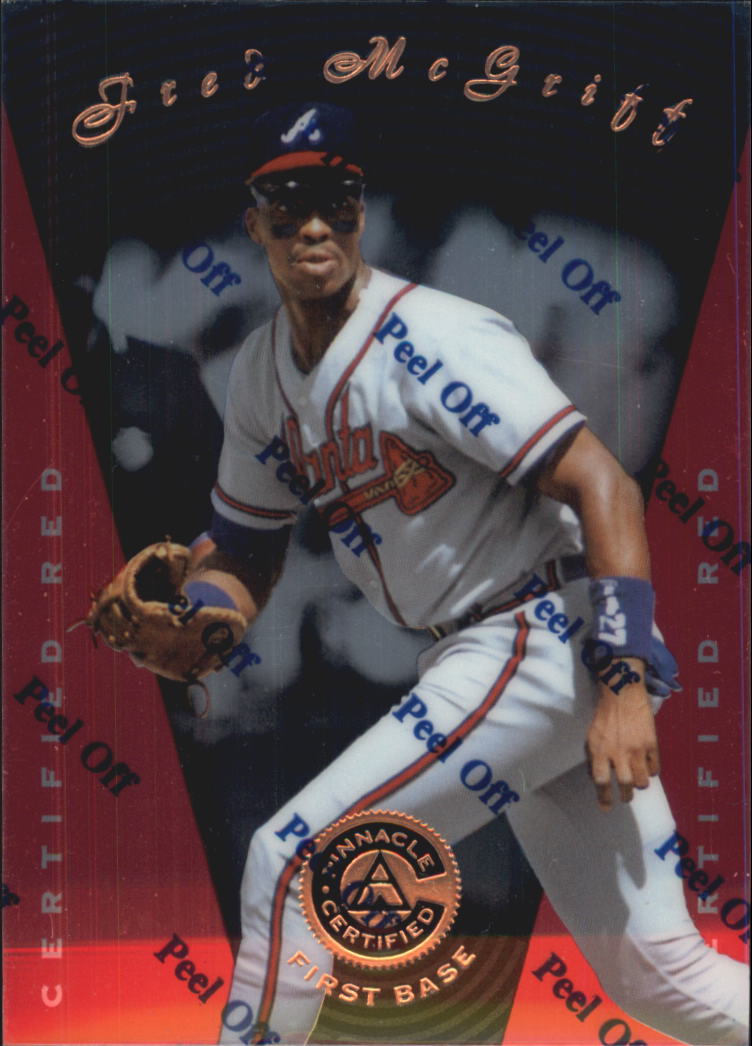 1997 Pinnacle Certified Red #8 Fred McGriff